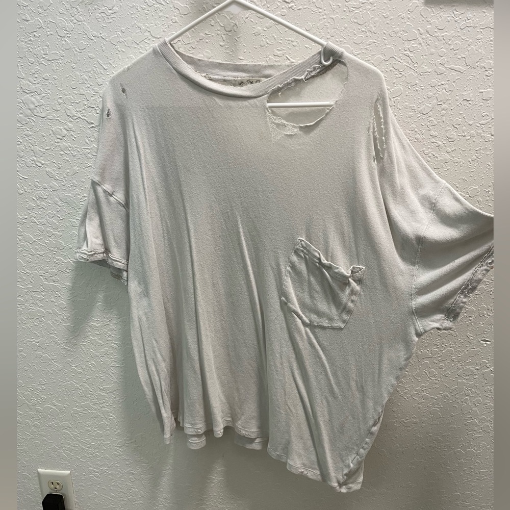 We the free / Free People Ripped Tshirt